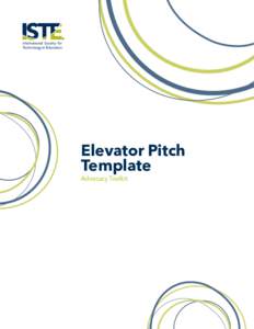 Elevator Pitch Template Advocacy Toolkit Advocacy Toolkit