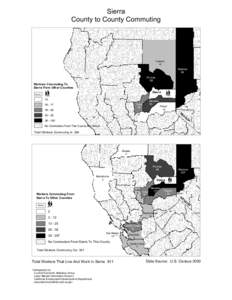 Sierra County to County Commuting