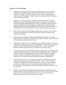 Alexander Manly / Reconstruction Era / Wilmington insurrection / White supremacy in the United States / White supremacists / Wilmington /  North Carolina / Red Shirts / Wilmington /  Delaware / Benjamin Tillman / North Carolina / Timothy Tyson / Southern United States