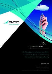 Cloud computing / CESG Listed Advisor Scheme / Security Policy Framework / Security / Evaluation / Quality assurance / Accreditation