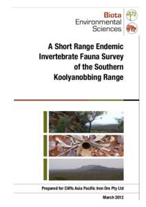 Southern Koolyanobbing Range SRE Survey V2.1