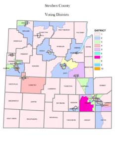 Steuben County Voting Districts WAYLAND V. WAYLAND