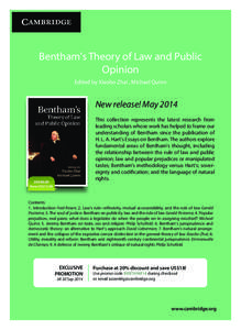 bentham theory of law asia