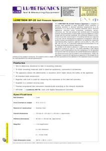 LUMETRONICS Te s t & M e a s u r i n g E q u i p m e n t Custom built Test Equipment Photometr y Safety & Compliance