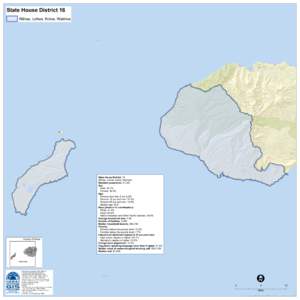 State House District 16 Niihau, Lehua, Koloa, Waimea State House District: 16 (Niihau, Lehua, Koloa, Waimea) Resident population: 21,325