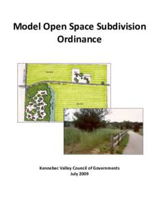 Model Open Space Subdivision Ordinance