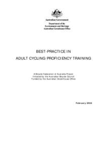 Microsoft Word - best pratice in adult cycling report.doc