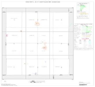 INDEX FOR P.L[removed]COUNTY BLOCK MAP (CENSUS[removed]INDEX MAP LEGEND SYMBOL NAME STYLE