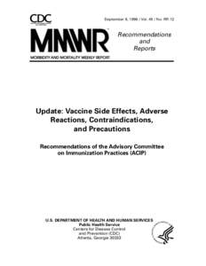 September 6, [removed]Vol[removed]No. RR-12 TM Recommendations and Reports