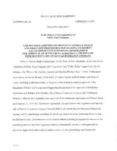 Corporations law / Business / Debt / Liquidator / Liquidation / Mullane v. Central Hanover Bank & Trust Co. / Insolvency / Bankruptcy / Private law