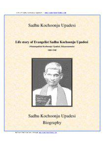 Christianity in Asia / Christianity / Malayali people / Indian Christians / Sadhu Kochoonju Upadesi / Converts to Christianity / Abraham Malpan / Sadhu Sundar Singh / Hymn / Christianity in India / Religion in India / Saint Thomas Christians