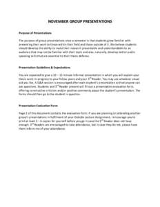 Qualitative research / Evaluation / Presentation / Educational psychology