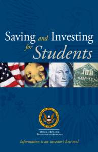 Saving and Investing for Students  OFFICE of INVESTOR