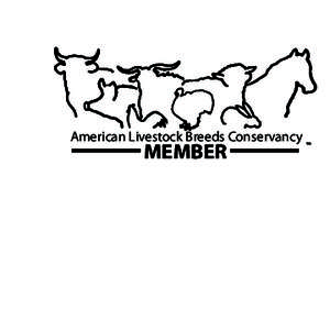 American Livestock Breeds Conservancy  MEMBER TM