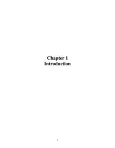 Chapter 1 Introduction 1  2