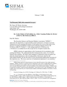 Financial system / Investment / 73rd United States Congress / Stock market / Securities / Securities Industry and Financial Markets Association / U.S. Securities and Exchange Commission / Christopher Cox / Securities Act / United States Securities and Exchange Commission / Financial economics / United States securities law