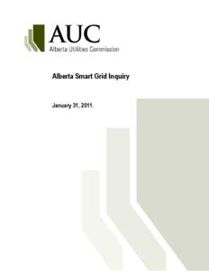 Alberta Smart Grid Inquiry