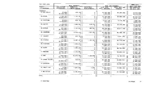 Chippewa County Tax Year 2004 Taxable Valuations