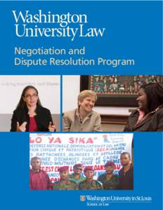 Law / Mediation / Negotiation / Arbitration / Washington University School of Law / Conflict resolution / Alternative dispute resolution / Allan Stitt / Dispute resolution / Sociology / Human behavior