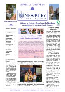 NEWBURY TOWN NEWS  WWW.NEWBURY.GOV.UK