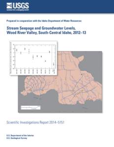 Hydraulic engineering / Aquifers / Geotechnical engineering / Hydrogeology / Groundwater / Aquifer / Spring / Big Wood River / Water table / Water / Hydrology / Physical geography