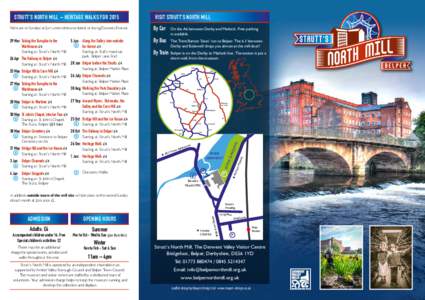 Industrial Revolution / Belper / Amber Valley / Derwent Valley Mills / Derby / A6 road / Jedediah Strutt / William Strutt / Counties of England / Derbyshire / Geography of England