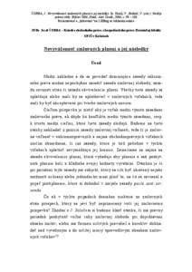 ČORBA, J.: Nevyváženosť zmluvných plnení a jej následky. In: Knoll, V., Bednář, V. (eds.): Naděje právní vědy. Býkov 2006, Plzeň: Aleš Čeněk, 2006, s. 90 – 100. Prezentované a „linkované“ na LEBlog so súhlasom autora.