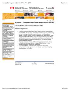 January Briefing note on Canada-EFTA FTAPage 1 of 1 Français