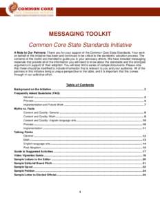 Standards-based education reform / National Council of Teachers of Mathematics / Victorian Essential Learning Standards / Teaching writing in the United States / Education in Virginia / Education / Education reform / Common Core State Standards Initiative