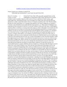 Southern Campaign American Revolution Pension Statements & Rosters Pension Application of Abraham Carter R1739 Transcribed and annotated by C. Leon Harris. Revised 26 July[removed]State of N. Carolina } On this the 6th day