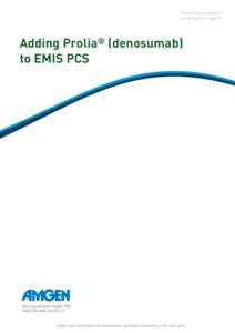 DMB-GBR-AMG[removed]P Adding Prolia to EMIS PCS - SW281014