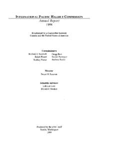 INTERNATIONAL PACIFIC HALIBUT COMMISSION  Annual Report 1998 Established by a Convention between Canada and the United States of America