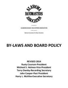 Microsoft Word - ABA By-Laws and Board Policy-Revised 9_5_2014.doc