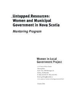 c/o Union of Nova Scotia Municipalities Suite 1106, 1809 Barrington St. Halifax, NS B3J 3K8 P: ([removed]F: ([removed]Email: [removed]