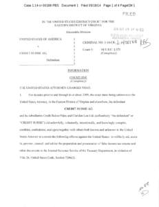 Case 1:14-cr[removed]RBS Document 1 Filed[removed]Page 1 of 4 PageID# 1  FILED IN THE UNITED STATES DISTRICT COURT FOR THE EASTERN DISTRICT OF VIRGINIA