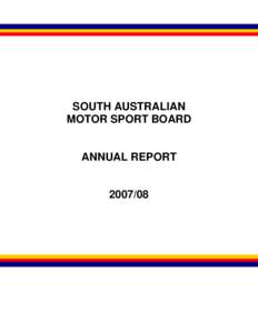 SOUTH AUSTRALIAN MOTOR SPORT BOARD