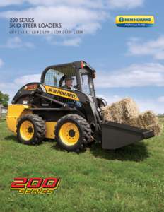 200 SERIES SKID STEER LOADERS L213 I