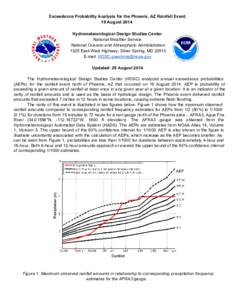 Precipitation / Rain / Arctic Environmental Protection Strategy / National Weather Service / Confidence interval / Statistics / Politics / Government