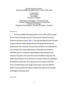 Archaic period in the Americas / Native American history / Recent single origin hypothesis / Clovis culture / Clovis point / Dust Cave / Meadowcroft Rockshelter / Cactus Hill / Topper / Americas / History of North America / Lithics