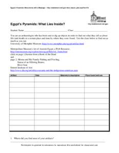 Egyptian pyramids / Pyramid / Ancient Egypt / Culture / Africa / Archaeology / Art of ancient Egypt / Egyptian art / Worksheet