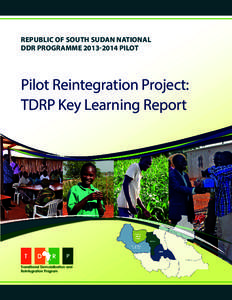 REPUBLIC OF SOUTH SUDAN NATIONAL DDR PROGRAMMEPILOT Pilot Reintegration Project: TDRP Key Learning Report Measuring Psychosocial Wellbeing