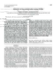4553  The Journal of Experimental Biology 206,  © 2003 The Company of Biologists Ltd doi,jeb.00673