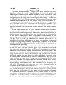 Vol. XIII  September, 1934 No. 9 The Spirit Convicting Though man in his natural estate is spiritually dead, that is, entirely destitute of any