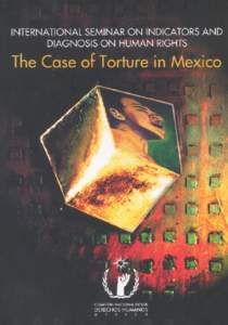 NATIONAL COMMISSION FOR HUMAN RIGHTS  International Seminar on Indicators and Diagnosis on Human Rights: The Case of Torture in Mexico Merida, 3-5 of April of 2002
