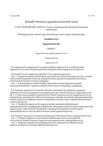 30. aprilNr. 305 Kalaallit Nunaanni eqqartuussisarnermik inatsit UAGUT MARGRETHE AAPPAAT, Guutip saammaanneranik Danmarkip Dronningia,