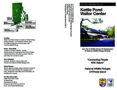 Providence  Kettle Pond Visitor Center Ninigret National Wildlife Refuge