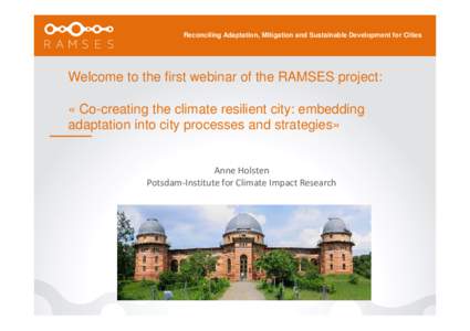 Climate change policy / Adaptation to global warming / Environmental economics / Climate change in Australia / Climate change / Potsdam Institute for Climate Impact Research / Environment