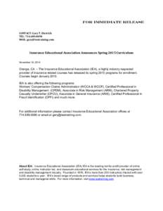 Institutional investors / Chartered Property Casualty Underwriter / Economics / Insurance / Financial economics / Financial institutions