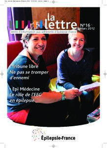 La lettre Épilepsie-France n°:41