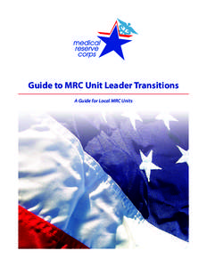 Guide to MRC Unit Leader Transitions